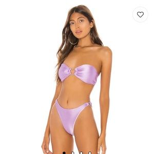 Superdown purple bikini